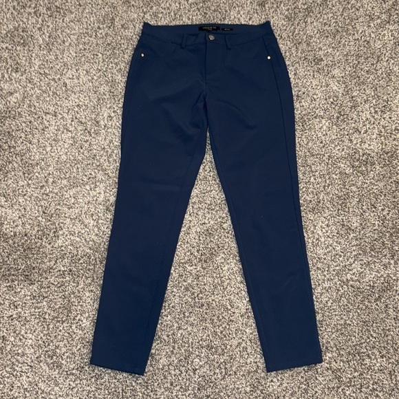 Lafayette 148 Mercer Pant in Teal Blue - Picture 2 of 6